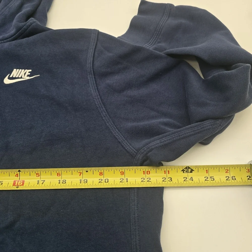 Nike Girls XL Plus Hoodie Navy Blue Fleece Pullover Sweatshirt DA5114-410